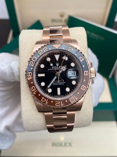 rose gold rolex rootbeer|root beer rolex for sale.